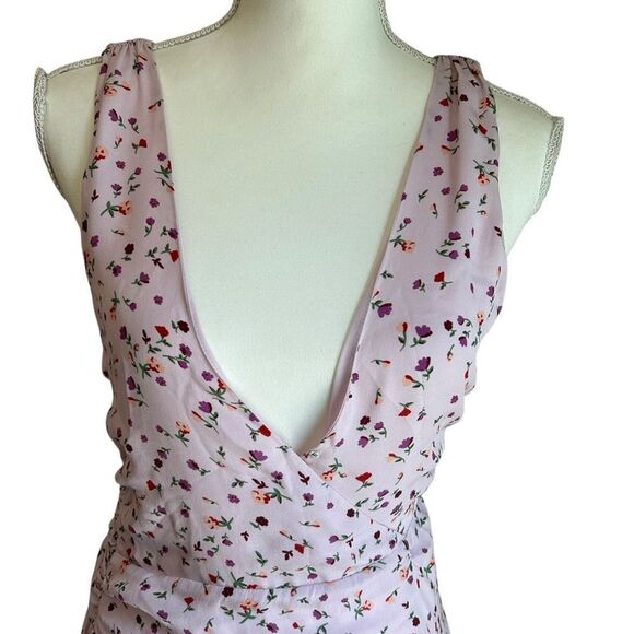 Nicholas Floral Drape Front Dress Size 6 - Picture 5 of 8